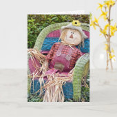 Denk aan je screcrow kaart (Gele Bloem)