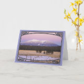 Denk aan je sneeuwtoppen in San Francisco. Kaart (Gele Bloem)