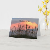 Denk aan je sympathiekaart kaart (Gele Bloem)