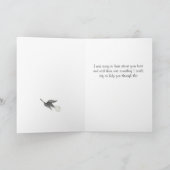 Denk aan je sympathiekaart kaart (Binnen)