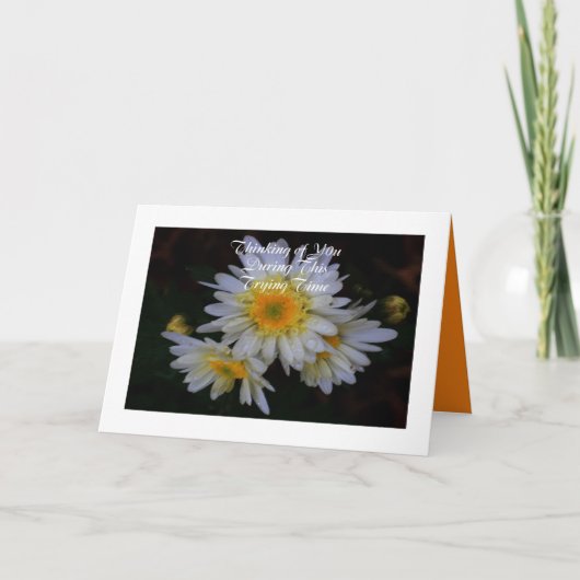 Denk aan je sympathiekaart met mama's kaart (Voorkant)