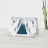 Denk aan je Teddy Bear in Window Kaart (Voorkant)