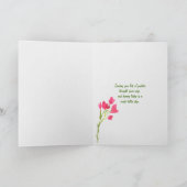 Denk aan je Teddy Bear Kaart (Binnen)