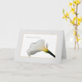 Denk aan je: Tijd van verlies kaart (Gele Bloem)