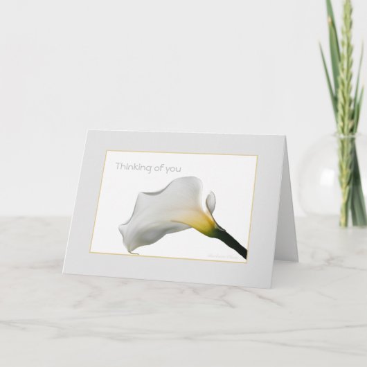 Denk aan je: Tijd van verlies kaart (Voorkant)