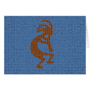 Denk aan je traditionele Kokopelli Flute Mosaic