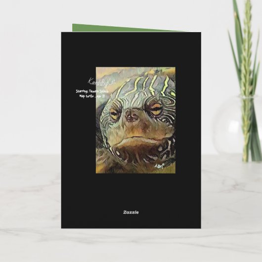 Denk aan je Turtle Kaart (Achterkant)