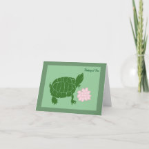 Denk aan je Turtle Note kaarten