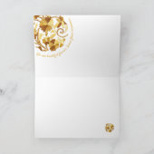 Denk aan je tweetalige groet kaart (Binnen)