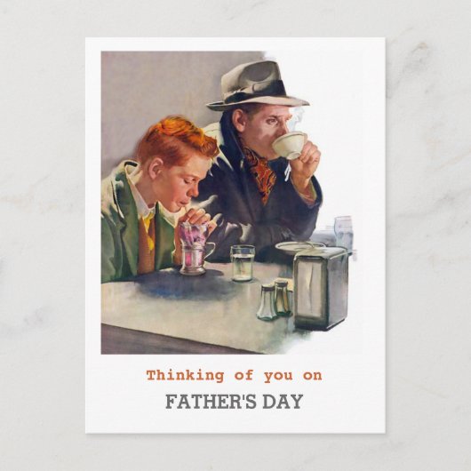 Denk aan je Vaderdag. Briefkaarten (Voorkant)