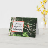 Denk aan je Vaderdag - "Ons" - vaderverlies Kaart (Gele Bloem)