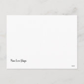 Denk aan je vakantie-briefkaart feestdagenkaart (Achterkant)