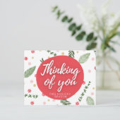 Denk aan je vakantieverlof Briefkaart (Staand voorkant)