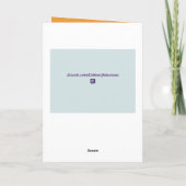 Denk aan je Verjaardag, Pasen, Beterschap, Goud Kaart (Achterkant)