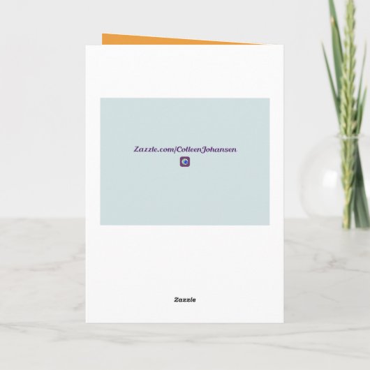 Denk aan je Verjaardag, Pasen, Beterschap, Goud Kaart (Achterkant)