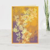 Denk aan je Verjaardag, Pasen, Beterschap, Goud Kaart (Voorkant)