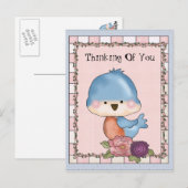 Denk aan je vogelBriefkaart Briefkaart (Voorkant / Achterkant)