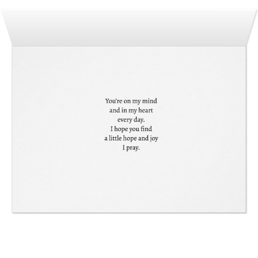 Denk aan je vriendschappelijke goudhart en pony's (Binenzijde Horizontaal (Onderkant))