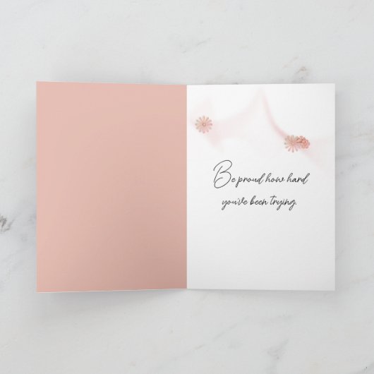 Denk aan je vrouw die op het strand loopt kaart (Binnen)