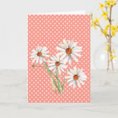 Denk aan je Waterverf Daisy Kaart (Gele Bloem)