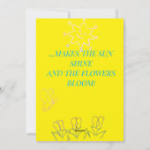 Denk aan je wenskaart feestdagenkaart (Achterkant)