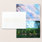 "Denk aan je" wenskaart Folie Kaarten (Display)