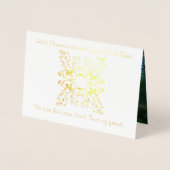 "Denk aan je" wenskaart Folie Kaarten (Voorkant)