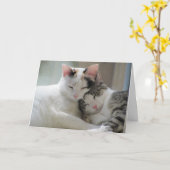 Denk aan je wenskaart kaart (Gele Bloem)