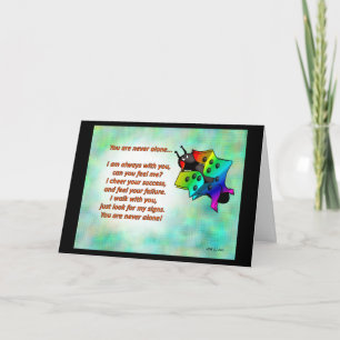 Denk aan je wenskaart kaart