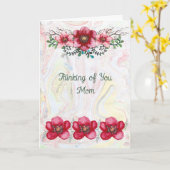 Denk aan je Wenskaart. Kaart (Gele Bloem)