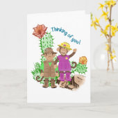 Denk aan je Wenskaart Kaart (Gele Bloem)