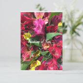 "Denk aan je" Wenskaart Kaart (Staand voorkant)