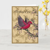 Denk aan je Wenskaart Kaart (Gele Bloem)