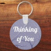 Denk aan je winterfilialen Blauwe vriendschap Sleutelhanger (Voorkant)