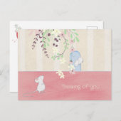 Denk aan je witte staart briefkaart (Voorkant / Achterkant)