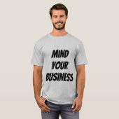 Denk aan je zakelijke T-shirt (Voorkant volledig)