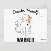 Denk aan je zelf opgeleide bokskat briefkaart (Achterkant)