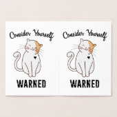 Denk aan je zelf opgeleide bokskat folie kaarten (Binnen)