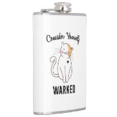 Denk aan je zelf opgeleide bokskat heupfles (Rechts)