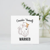 Denk aan je zelf opgeleide bokskat kaart (Staand voorkant)