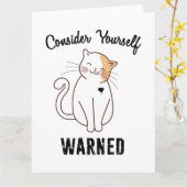 Denk aan je zelf opgeleide bokskat kaart (Gele Bloem)