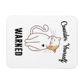 Denk aan je zelf opgeleide bokskat magneet (Horizontaal)