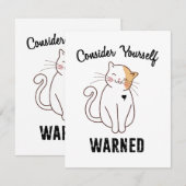 Denk aan je zelf opgeleide bokskat RSVP kaartje (Voorkant / Achterkant)