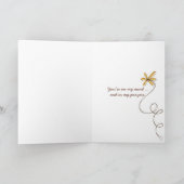 Denk aan je zonnebloemen kaart (Binnen)