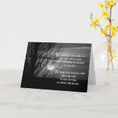 Denk aan je zonsondergang boom kaart (Gele Bloem)