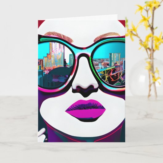 Denk aan je zus kaart (Gele Bloem)