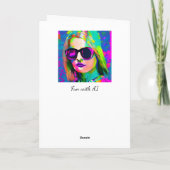 Denk aan je zus kaart (Achterkant)