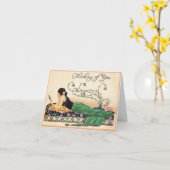 Denk aan jou...  afdrukken kaart (Gele Bloem)