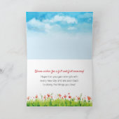 Denk aan jou, als je terugkomt uit chirurgie bedankkaart (Binnen)