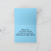 Denk aan jou bedankkaart (Binnen)